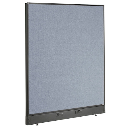 Interion By Global Industrial Interion Electric Office Partition Panel, 48-1/4inW x 46inH, Blue 240225EBL